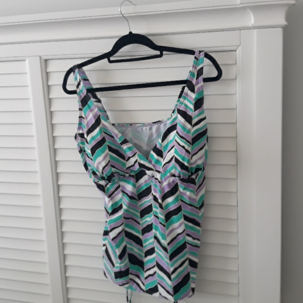 Womans multicoloured bathing suit top